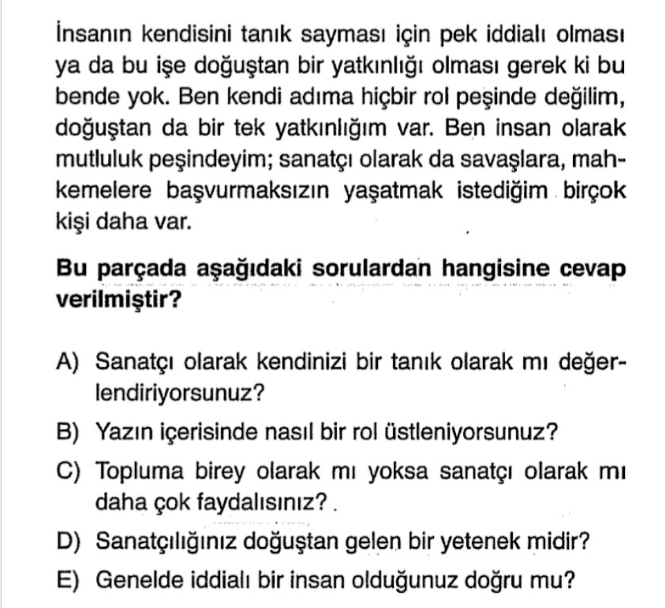 Soru Görseli